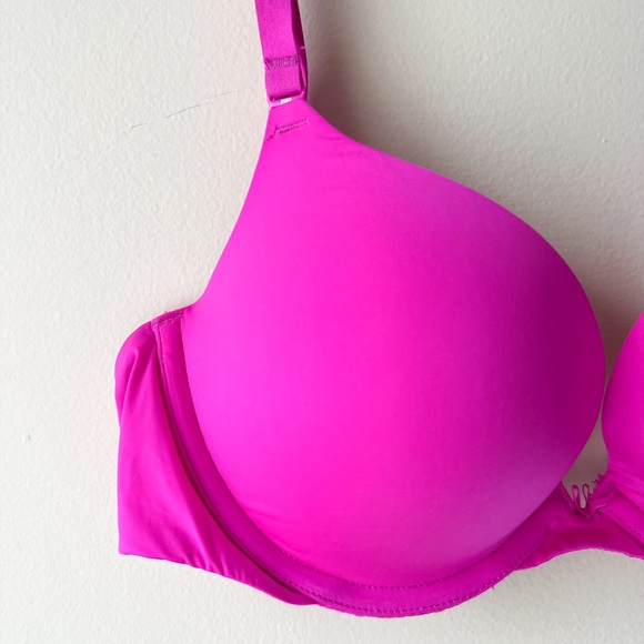 Victoria’s Secret PINK Campus Push-Up in Hot Pink - Picture 2 of 3